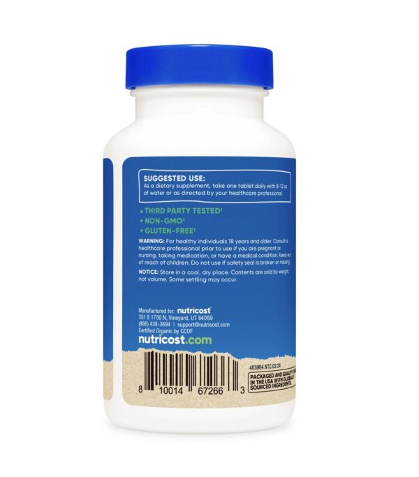 Nutricost Organic Spirulina Tablets – Image 2